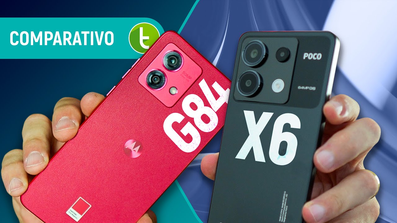 POCO X6 vs MOTO G84: celular com MELHOR CUSTO-BENEFÍCIO é XIAOMI ou MOTOROLA? | Comparativo