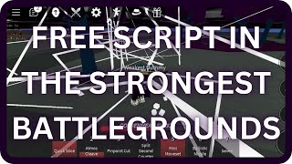 *NEW* THE STRONGEST BATTLEGROUNDS SCRIPT | FLOATING GIRL FE MOVESET | FREE SCRIPT GUI MOBILE & PC