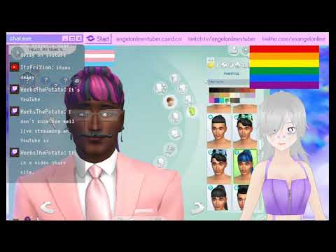 making pride flag inspired sims bc im queer