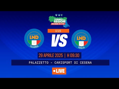 TDR 2025 - U15 | Calabria - Puglia