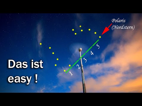 Wo ist der Nordstern / Polaris? So findest du ihn innerhalb von Sekunden!
