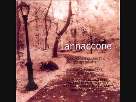 ANTHONY IANNACCONE: "Animato" (Movement III) from Quintet for Clarinet and Strings