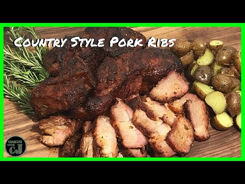 Country Style Pork Ribs smoked on the Weber Kettle |...