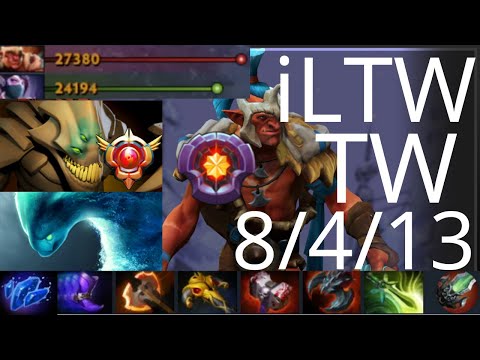 iLTW Troll Warlord vs Slardar, Morphling, TA - tilted, i guess - dota2