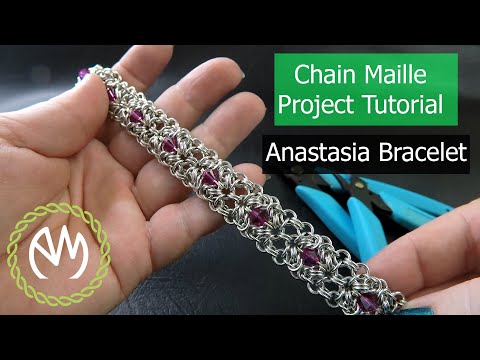 Chain Maille Project Tutorial - Anastasia Bracelet