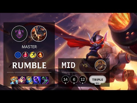 Rumble Mid vs Viktor - EUW Master Patch 11.12