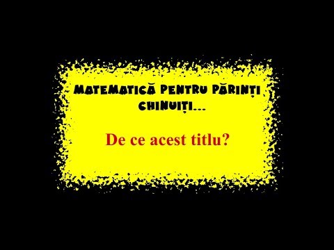 Matematica pentru parinti chinuiti   clasa I   000   De ce acest titlu