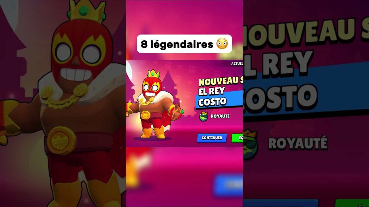8 légendaires 😱#shorts #brawlstars #abonnetoi