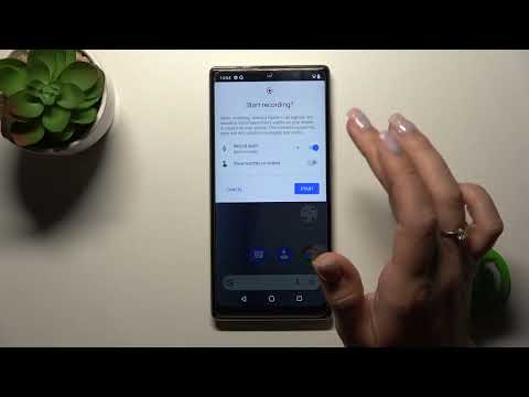 CUBOT P50 – How To Change Screen Recorder Sounds Settings