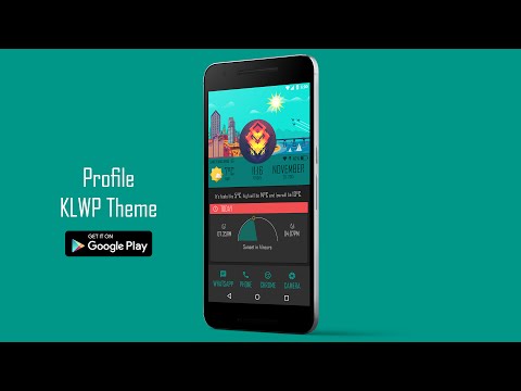 Profile - KLWP Skin Video
