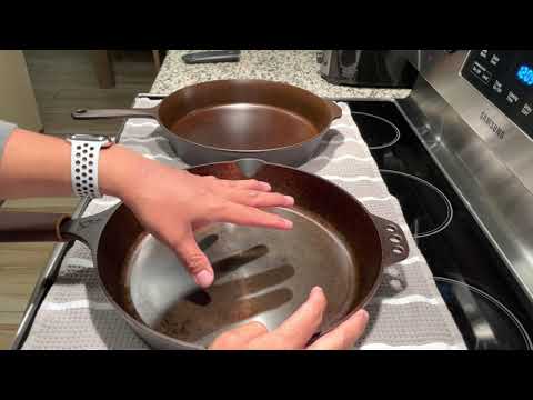 Smithey & Field cast iron skillet comparison