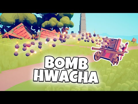 BOMB HWACHA VS EVERY FACTION | TABS MODDED GAMEPLAY