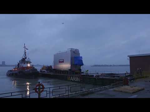 Indeck O-Type Boiler on Barge