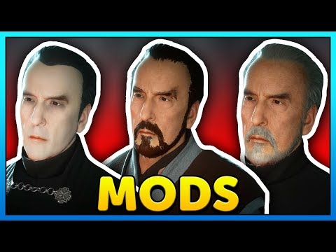 5 Count Dooku Skin Mods - Dracula, Jedi, Capeless - Battlefront 2