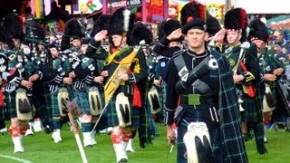 preview picture of video 'Pipes & Drums of the Lonach Games'