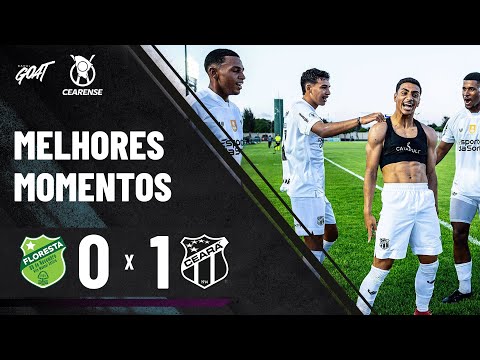 Gols e lances de Floresta x Ceará