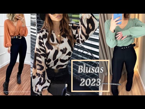 MODA 2022 OTOÑO INVIERNO 2022 ROPA IDEAL PARA TEMPORADA DE FRÍO TENDENCIAS 22/23 BLUSAS DE MODA!
