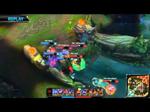 [MSI 2015] Crazy Fnatic Teamfight 5 for 0!