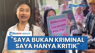 Suara Bergetar Laras Faizati Bacakan Pledoi, Singgung Ketidakadilan Ditangkap gara-gara Mengkritik