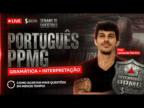 PPMG: Português - Semana de Questões Instituto AOCP - Prof Leonardo