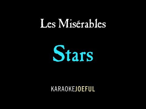 Stars Les Miserables Authentic Orchestral Karaoke Instrumental