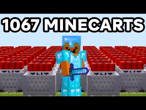 1067 TNT Minecarts VS Minecraft SMP...