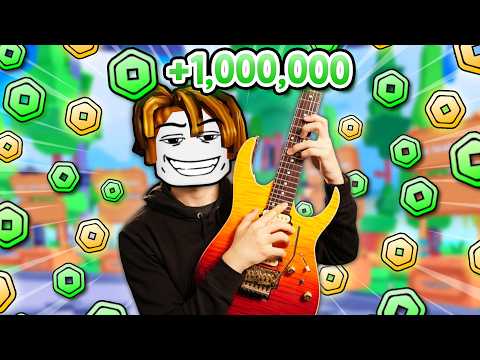 Becoming RICH by Playing GUITAR in ROBLOX!