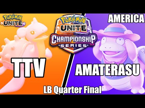 TTV vs Amaterasu - PUCS NA May LB Quarter Final - Pokemon Unite Tournament
