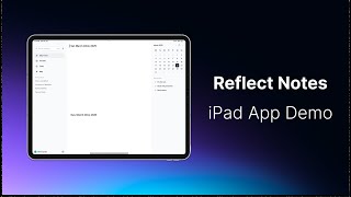 Note-taking on iPad | Reflect Demo