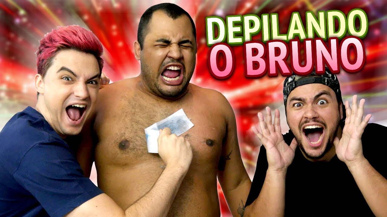 TIRAMOS OS PELOS DO BRUNO!! DESAFIO 3 MILHÕES!!