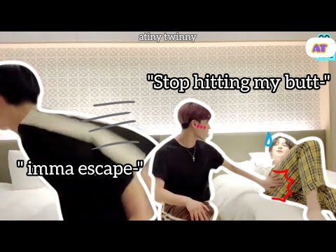 Just ATEEZ liking each other's butts for 6 minutes straight - Mostly Choi San...