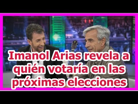 Imanol Arias revela a quién votaría en las próximas elecciones