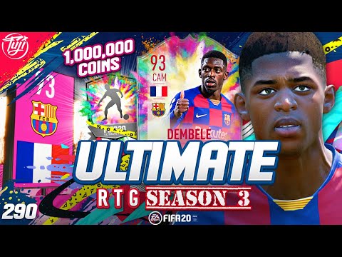 WORTH 1MIL?!? SUMMER HEAT 93 DEMBELE!!! ULTIMATE RTG #290 - FIFA 20 Ultimate Team Road to Glory