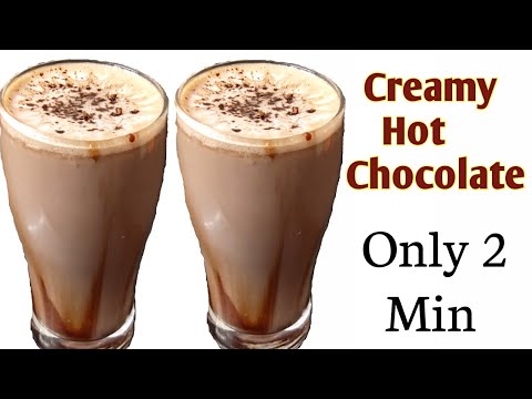 Creamy Hot Chocolate / Only 3 ingredients Hot Chocolate Milkshake  / Delicious Hot Chocolate