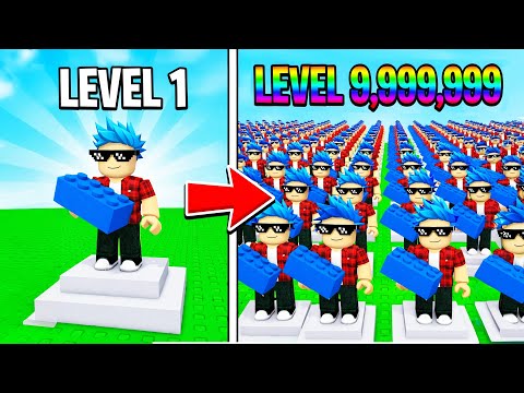 CLONING MYSELF to Build INFINITE Stairs in Roblox...