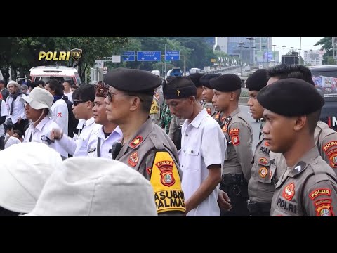 POLRI PASTIKAN UNJUK RASA DI DPR KONDUSIF