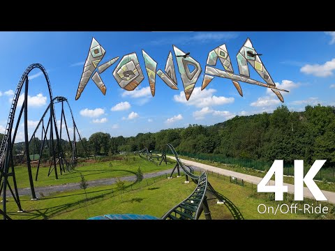 Kondaa - 4K On-Ride / Off-Ride - Walibi Belgium - Intamin Megacoaster - POV