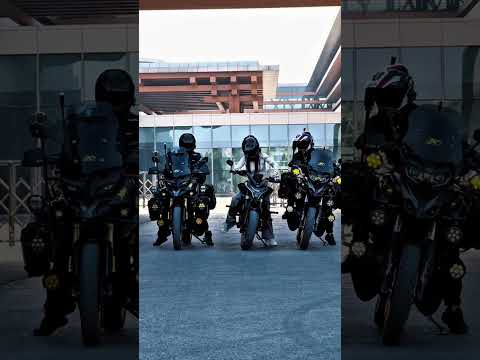 Only When Compared Side by Side Do You Realize How Big ADV Bikes Really Are #trk552x #ds525x #800mt