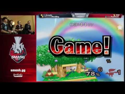 Armada/Mew2King vs SFAT/PewPewU - Doubles WB Final - Smash Summit
