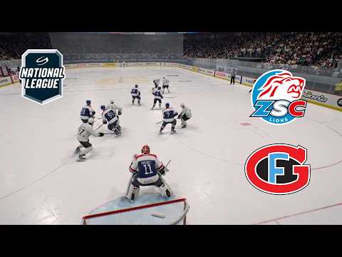 ZSC Lions vs HC Fribourg-Gottéron 🦁 Swiss National League #43 🇨🇭 NHL 26