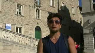 アキーラさん徒歩散策①親日国サンマリノ・ティターノ山頂の城塞内商店街!Walking in the Citadel in San-Marino