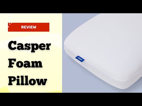 Casper Foam Pillow with Snow Technology Review | Machine-Washable Cover