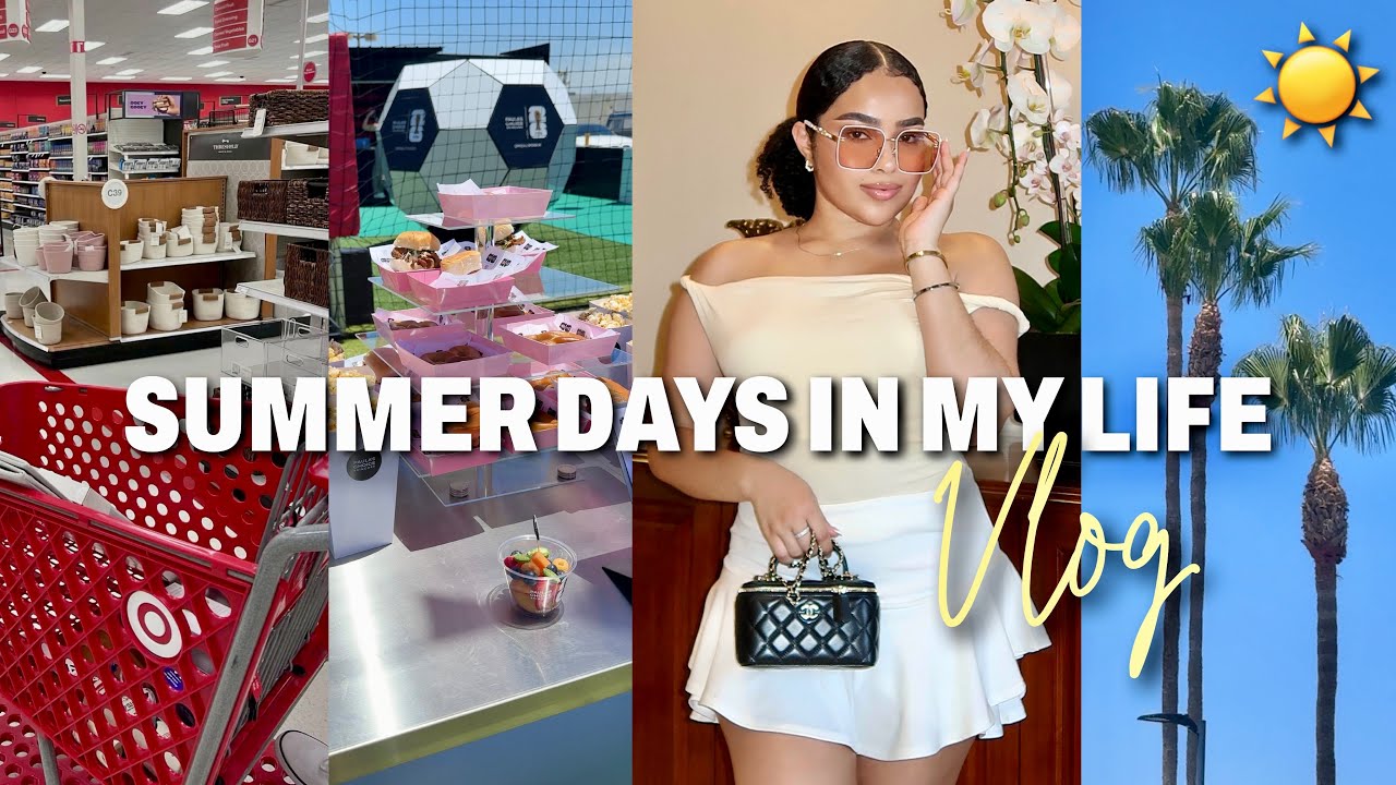 SUMMER DAYS IN MY LIFE VLOG ☀️ Girly Shopping, PR Unboxing & My FIRST Beauty Brand Event & More!
