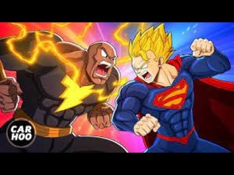 JUSTICE LEAGUE vs BLACK ADAM  DBZ STYLE #OnePunchMan #OnePunchManTheStrongest #justiceleague