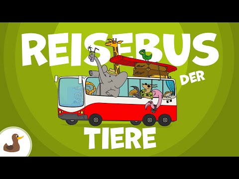 Reisebus der Tiere (Wer sitzt da am Steuer?) | Fahrzeuglieder | EMMALU | Sing Kinderlieder