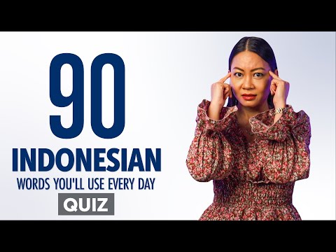 Quiz | 100 Indonesian Words You'll Use Every Day - Basic Vocabulary #50