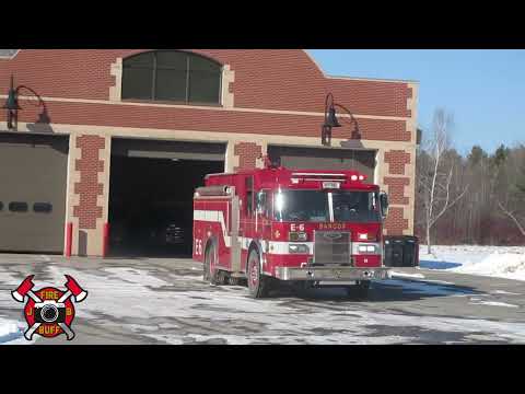 Bangor Maine Fire E6 Responding Code 3