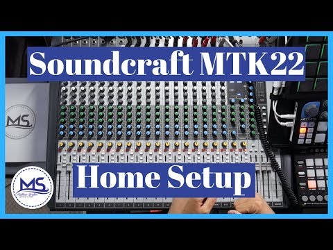 Soundcraft 22MTK - Home Studio Setup