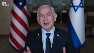 ראש הממשלה בנימין נתניהו בוושינגטון, טרם המראתו חזרה לישראל (עדכוני משרד ראש הממשלה) - התמונה מוצגת ישירות מתוך אתר האינטרנט יוטיוב. זכויות היוצרים בתמונה שייכות ליוצרה. קישור קרדיט למקור התוכן נמצא בתוך דף הסרטון