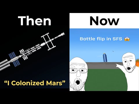 Spaceflight Simulator Content Then VS Now